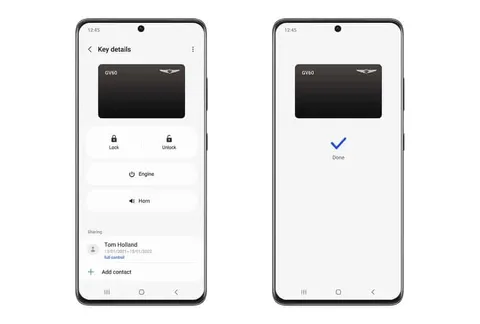 Samsung dijital araba anahtarı özelliğinin kapsamı genişliyor
