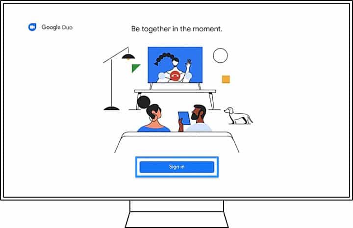 samsung tv google duo