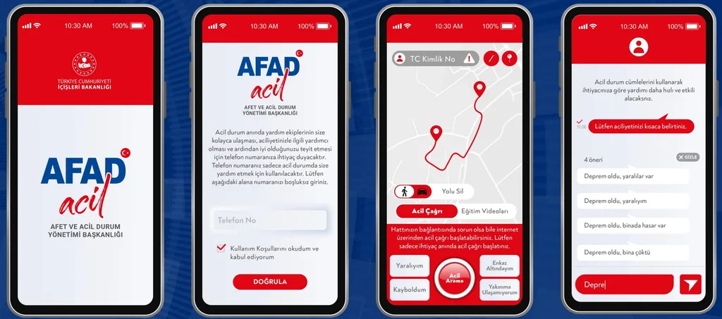 AFAD Acil Çağrı mobil uygulamasıyla hayat kurtarıcı hizmet ve bilgilere erişebilirsiniz