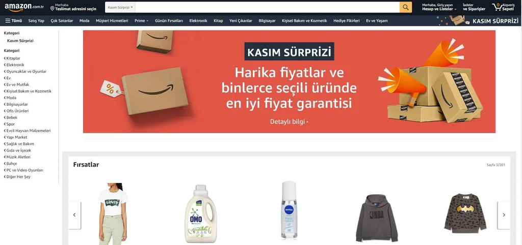 Amazon.com.tr alışverişlerinde geçerli en iyi fiyat garantisi fırsatı