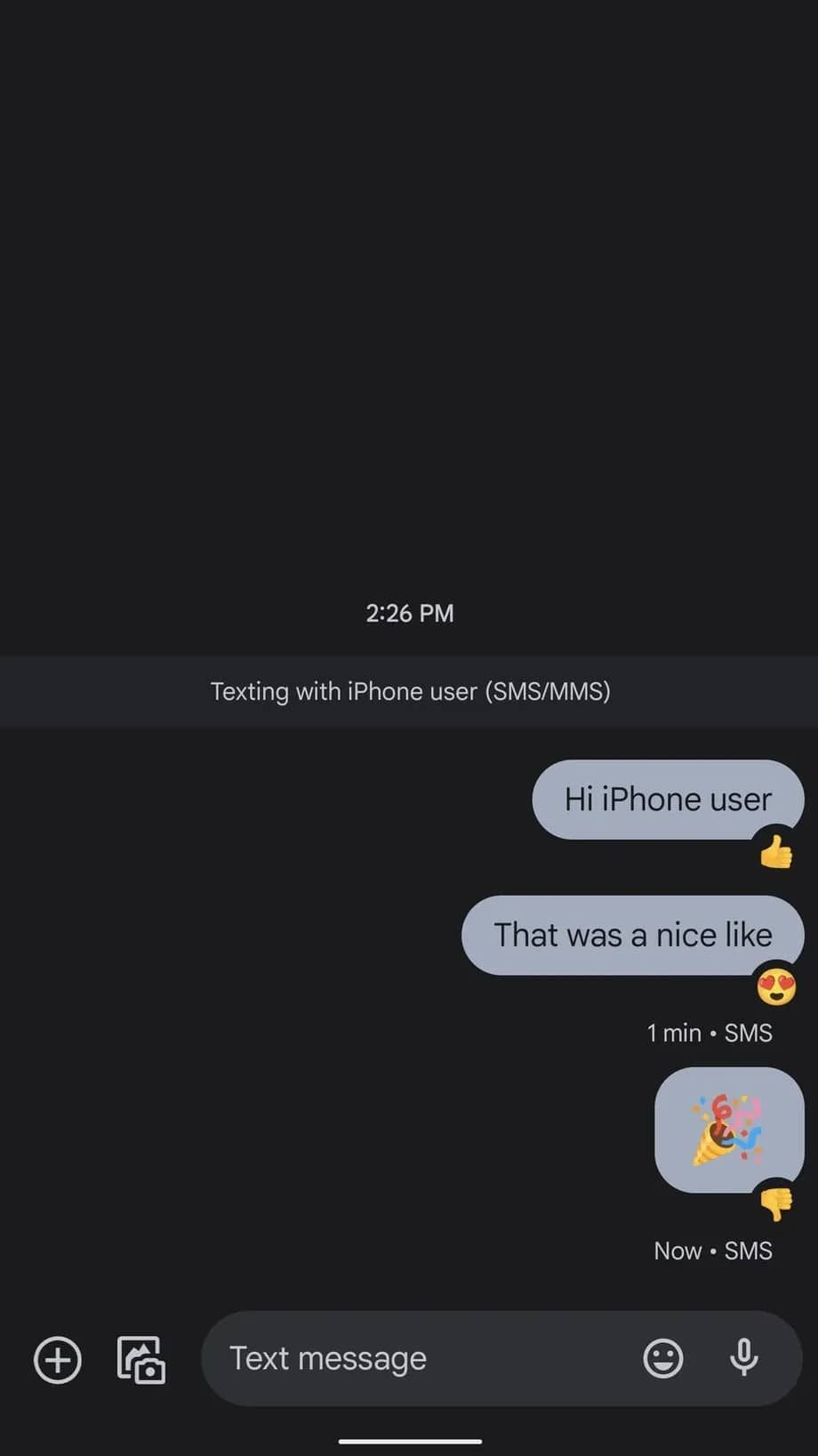 android mesajlar