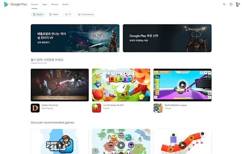 Google Play Store internet sitesinin tasarımı yenileniyor