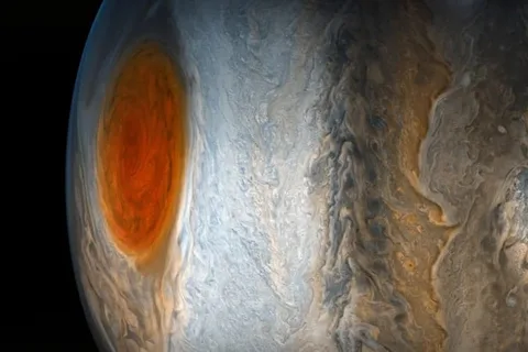 Juno Jüpiter atmosferinin üç boyutlu detaylarını gösteriyor