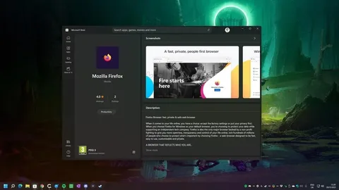 Mozilla Firefox Microsoft Mağaza’da yerini aldı