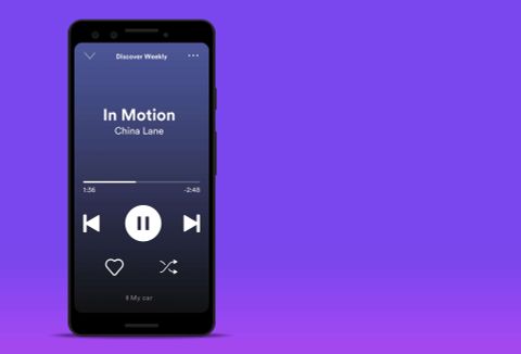 spotify araba görünümü car view