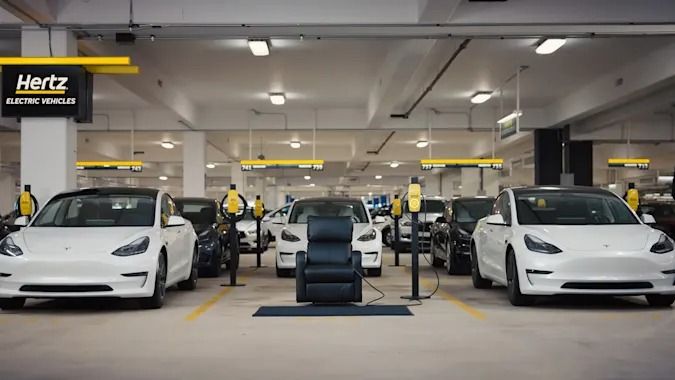 hertz tesla elon musk