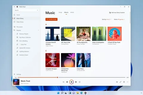 Windows 11 için özel Media Player teste açıldı
