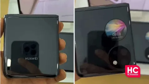 Huawei P50 Pocket için tanıtım öncesinde bir sızıntı daha