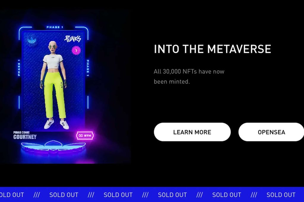 adidas into the metaverse nft