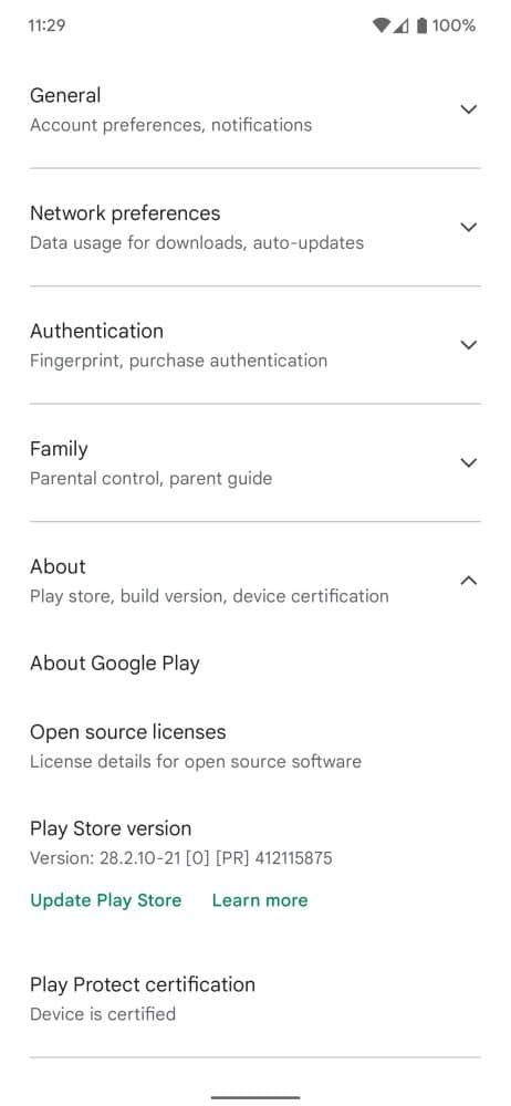 google play store