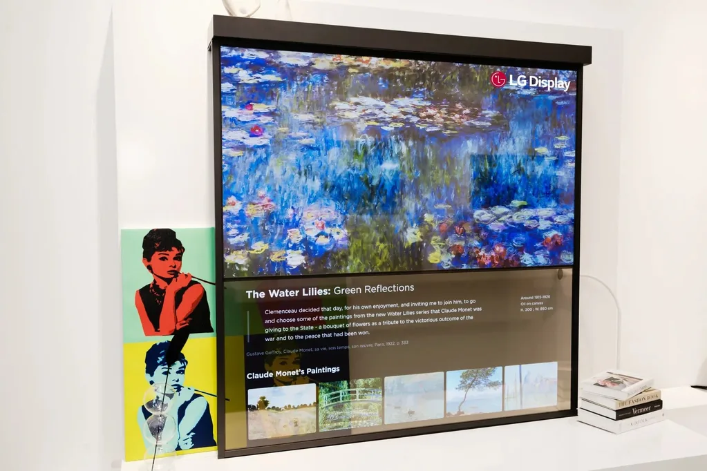 LG Display etkileyici ve ilginç şeffaf ekran konseptlerini sergiliyor