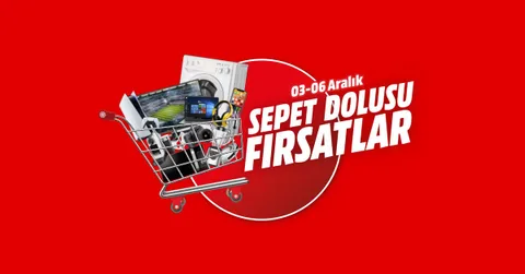 MediaMarkt Sepet Dolusu Fırsatlar kampanyasında dikkat çeken indirimler