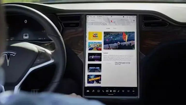 tesla passenger play