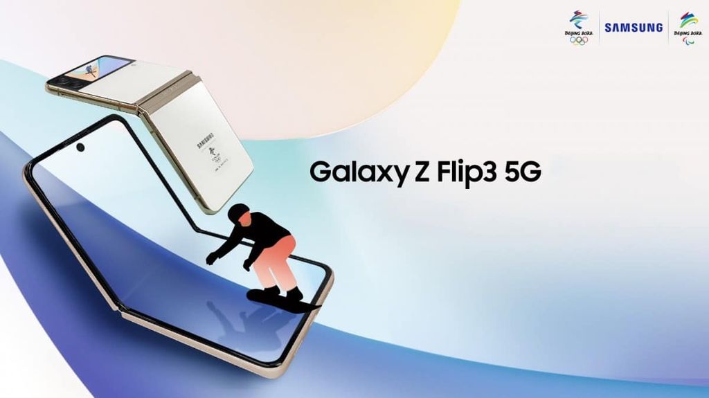 galaxy z flip 3 olimpiyat oyunları