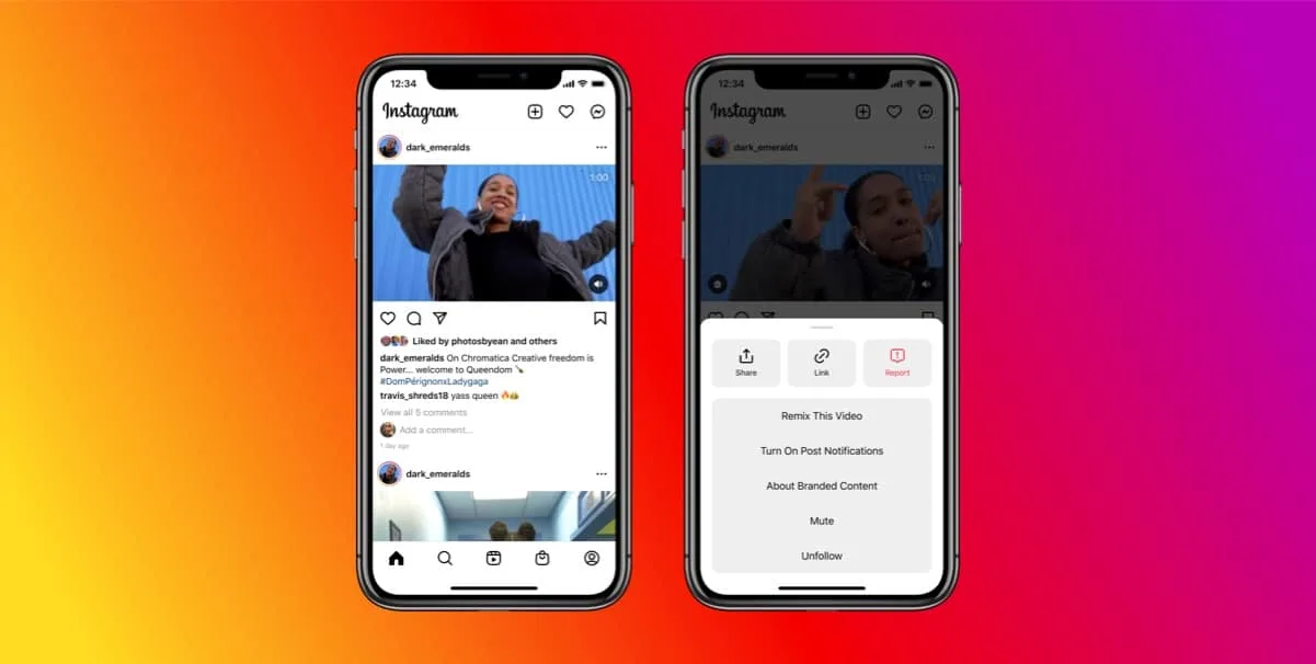 Instagram Remix özelliğini tüm videolarda kullanıma açıyor