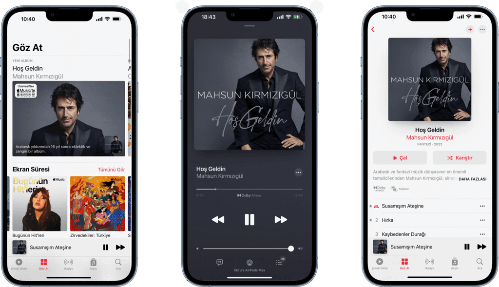 mahsun kırmızıgül apple music dolby atmos