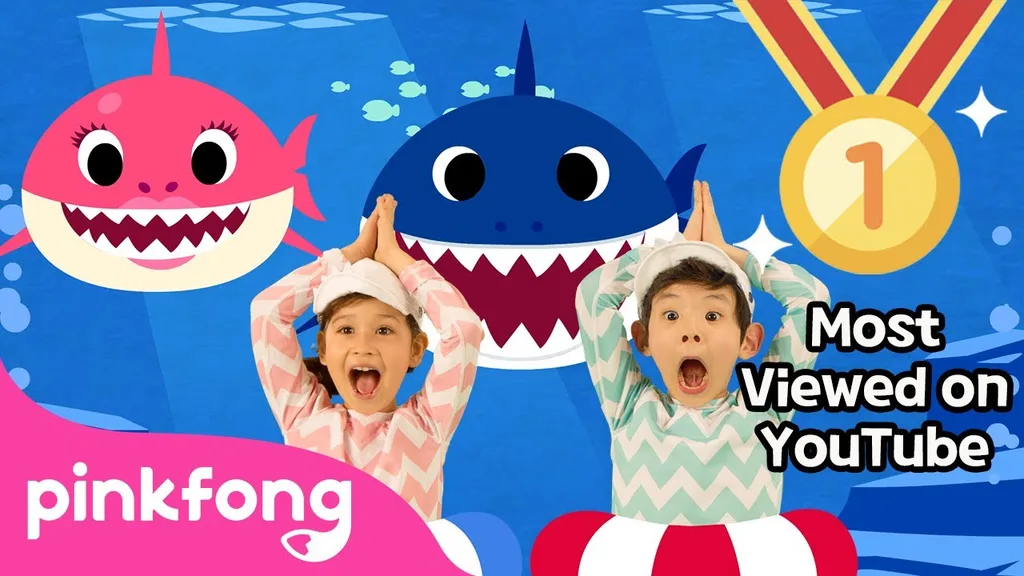 Baby Shark 10 milyar görüntülemeyi geçen ilk YouTube videosu