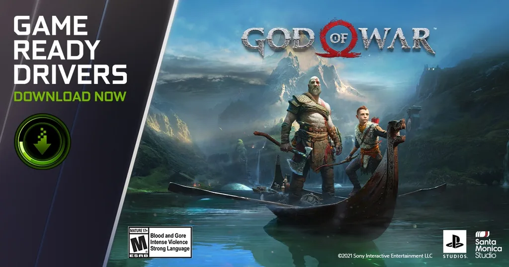 Nvidia’nın yeni GeForce Game Ready sürücüsü God of War için ilk gün optimizasyonlarını sunuyor