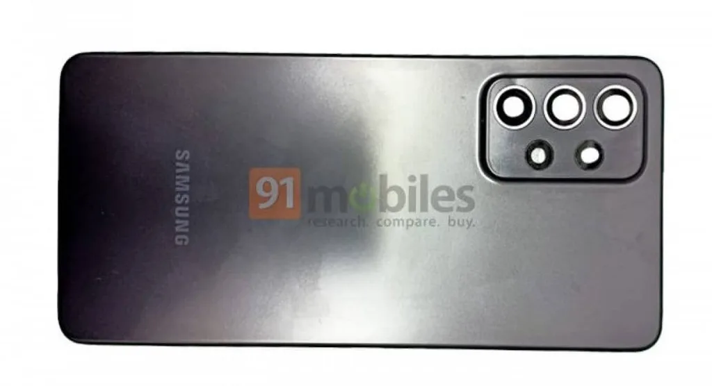 Galaxy A53 5G fotoğrafları dört arka kamerayı gösteriyor