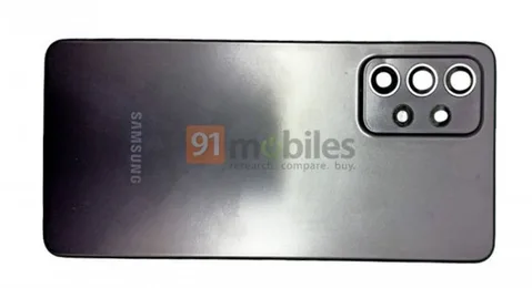 Galaxy A53 5G fotoğrafları dört arka kamerayı gösteriyor