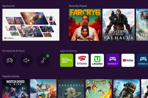 Samsung 2022 TV modelleri ile Nvidia GeForce Now ve Google Stadia desteği getiriyor