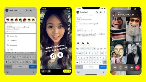 Snapchat sohbet ekranına yeni özellikler ekliyor