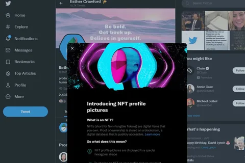 Twitter Blue aboneleri için NFT profil fotoğrafı belirleme imkanı