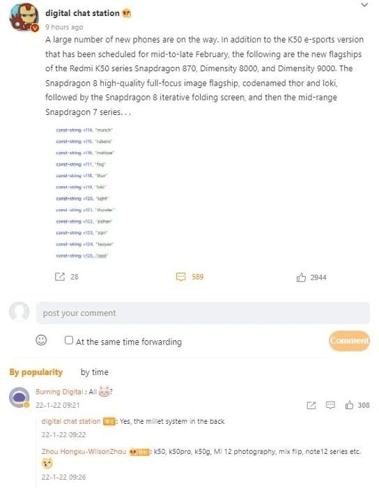 xiaomi telefonları