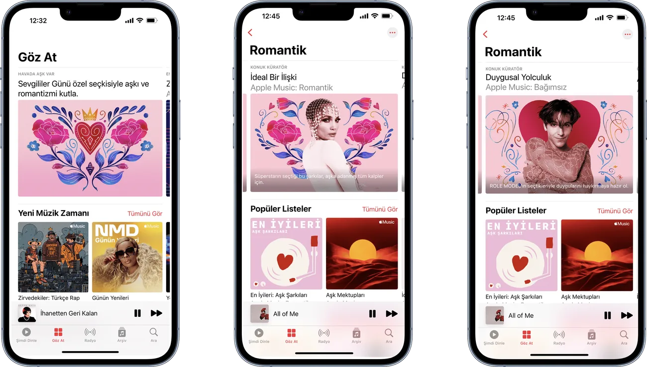 Apple Music’ten özel Sevgililer Günü çalma listeleri
