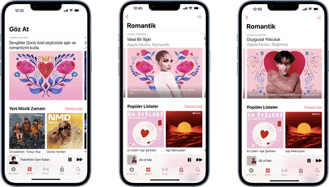 apple music sevgililer günü