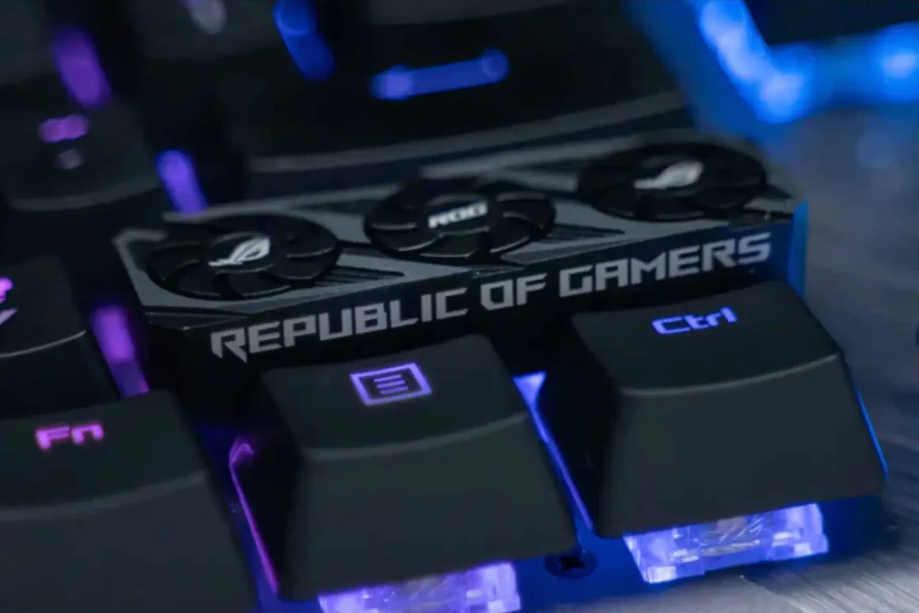 Oyuncuların ilgisini çekecek Asus GPU biçiminde klavye tuşu yurt dışında satışta