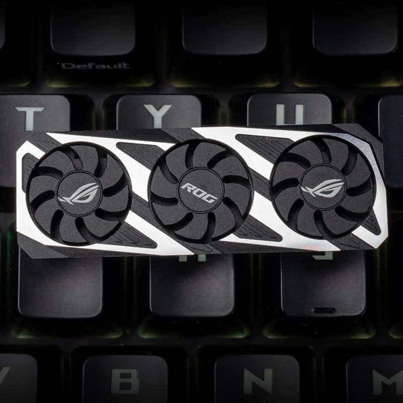 Oyuncuların ilgisini çekecek Asus GPU biçiminde klavye tuşu yurt dışında satışta