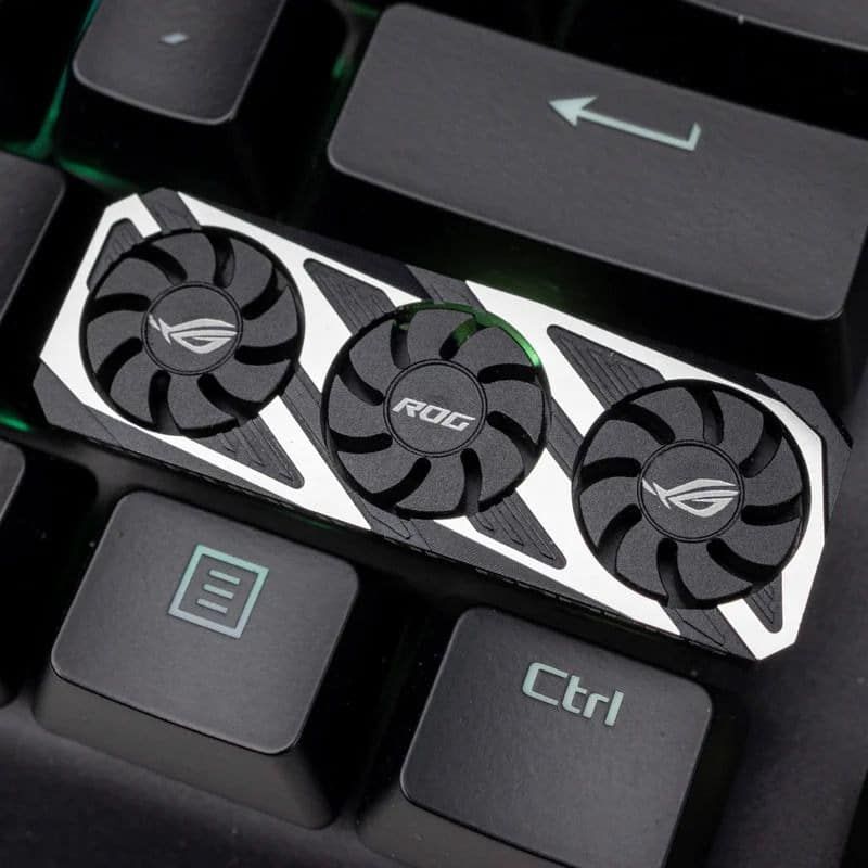 Oyuncuların ilgisini çekecek Asus GPU biçiminde klavye tuşu yurt dışında satışta