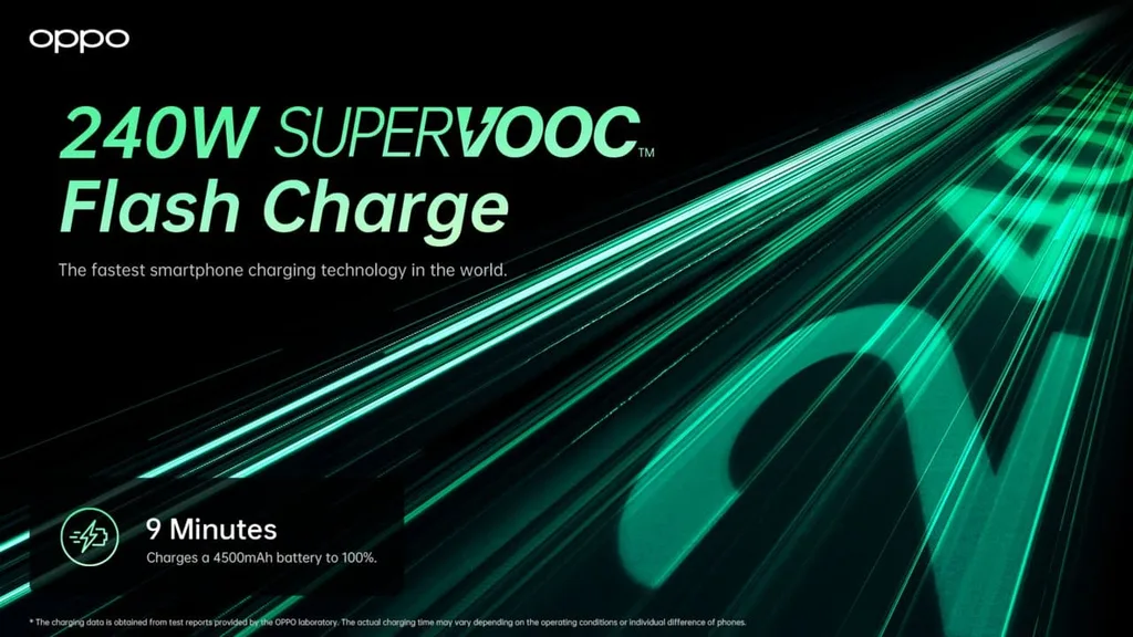 Oppo’dan 150W ve 240W SuperVOOC hızlı şarj teknolojileri