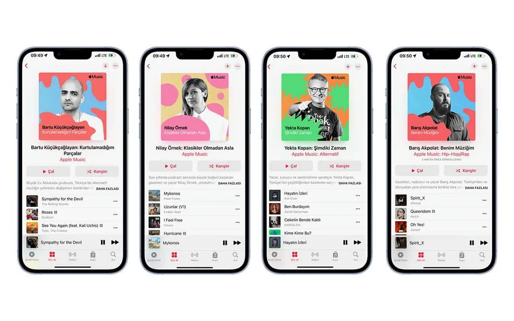 Apple Music’te tanınmış isimlerden özel çalma listeleri