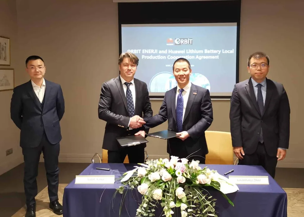 Huawei Türkiye ve Orbit Enerji’den yerli lityum pil üretimi için iş birliği