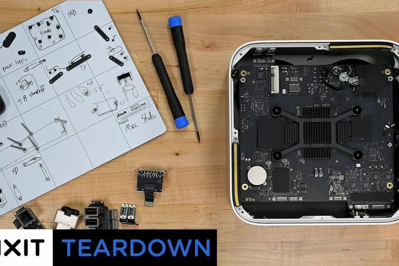 Mac Studio ve Studio Display’e iFixit söküm işlemi ve ortaya çıkan sonuçlar