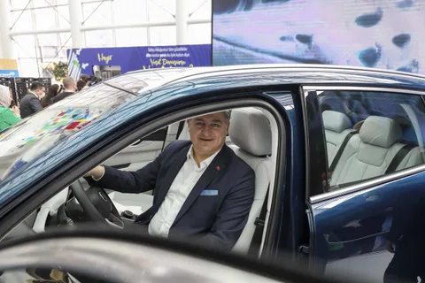 Togg C-SUV prototipiyle Eko İklim Zirvesi’nde büyük ilgi gördü