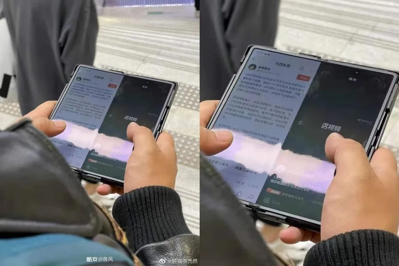 Vivo X Fold gerçek hayattan fotoğraflarda görüldü