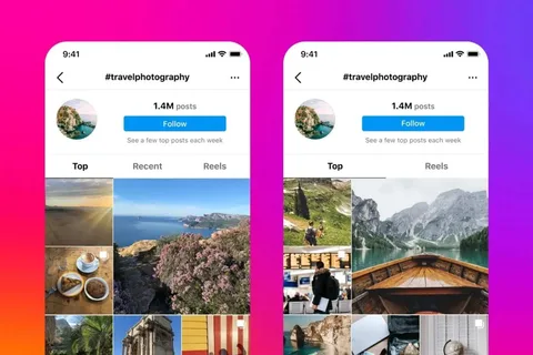 Instagram konu etiketi sayfasında en son içerikleri görmeyi zorlaştırabilir
