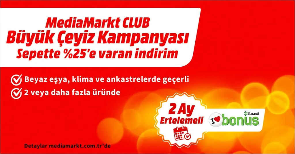 MediaMarkt CLUB Büyük Çeyiz Kampanyası başladı