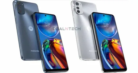 Yeni Motorola Moto E32 sızıntısı hem tasarımı hem de özellikleri gösteriyor