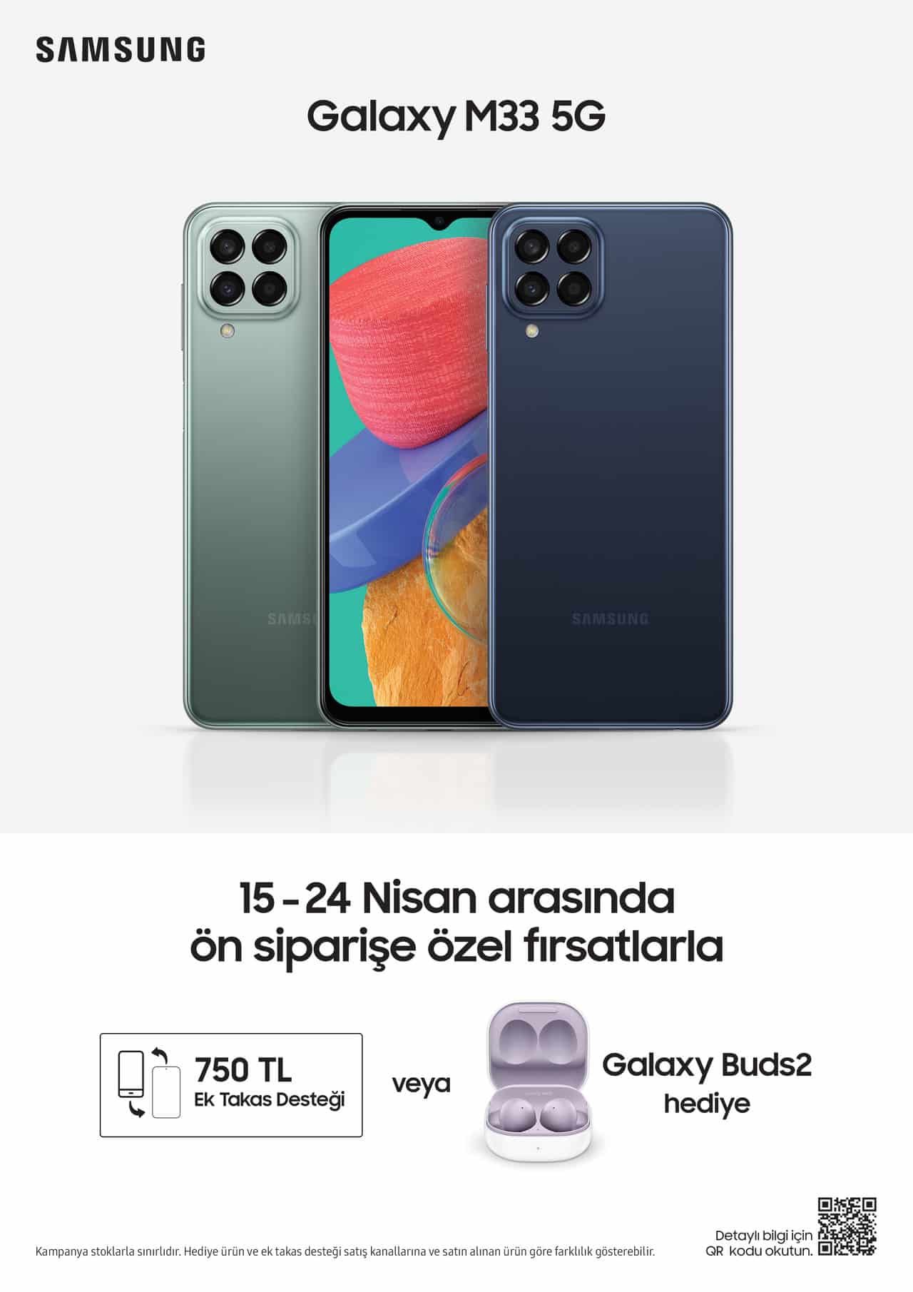 Samsung’dan Galaxy M23 ve M33 için ön sipariş dönemi kampanyaları