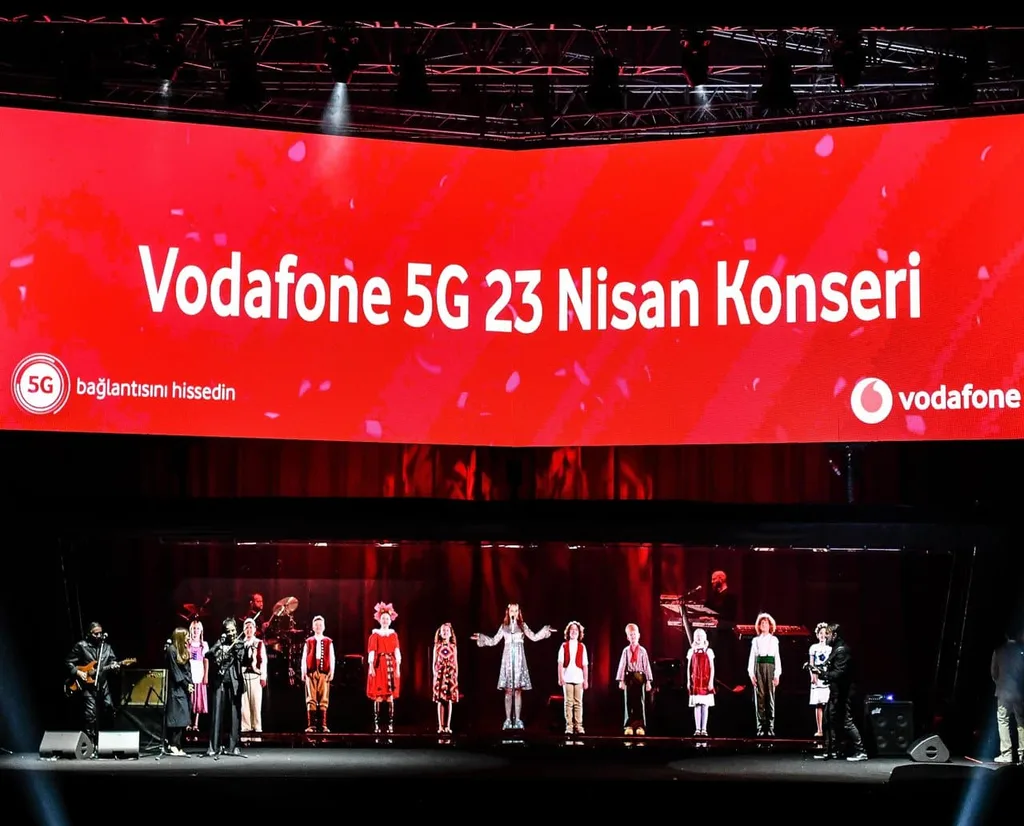 Vodafone Türkiye’nin ilk 5G stadyum konserini gerçekleştirdi