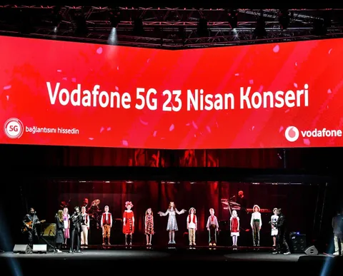 Vodafone Türkiye’nin ilk 5G stadyum konserini gerçekleştirdi