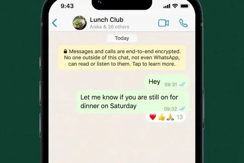 WhatsApp emoji ile reaksiyon özelliğini resmen duyurdu