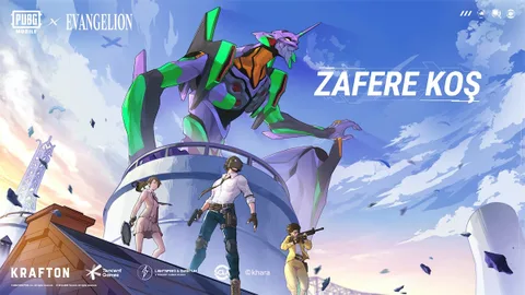 Evangelion karakterleri PUBG Mobile oyuncularıyla buluşuyor
