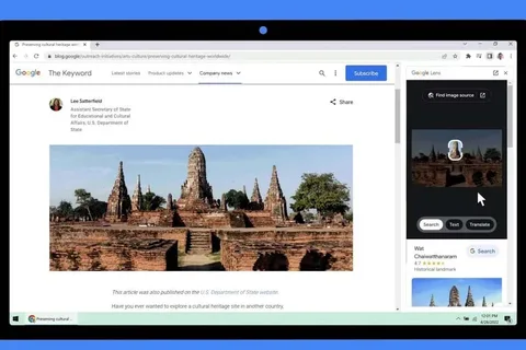 Google Lens’i Chrome’un masaüstü uygulamasında kullanmak kolaylaşıyor
