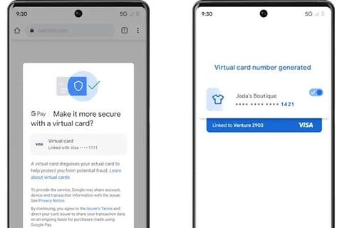 google sanal kredi kartı