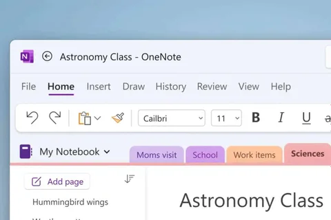 Birleştirilmiş OneNote uygulaması için testler başladı, işte başlıca yenilikler
